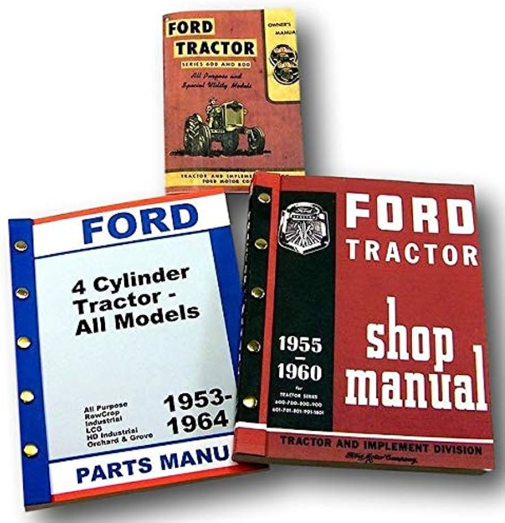 Picture of: Manual Set for Ford   Tractor Owner Operator Parts Service Repair Shop
