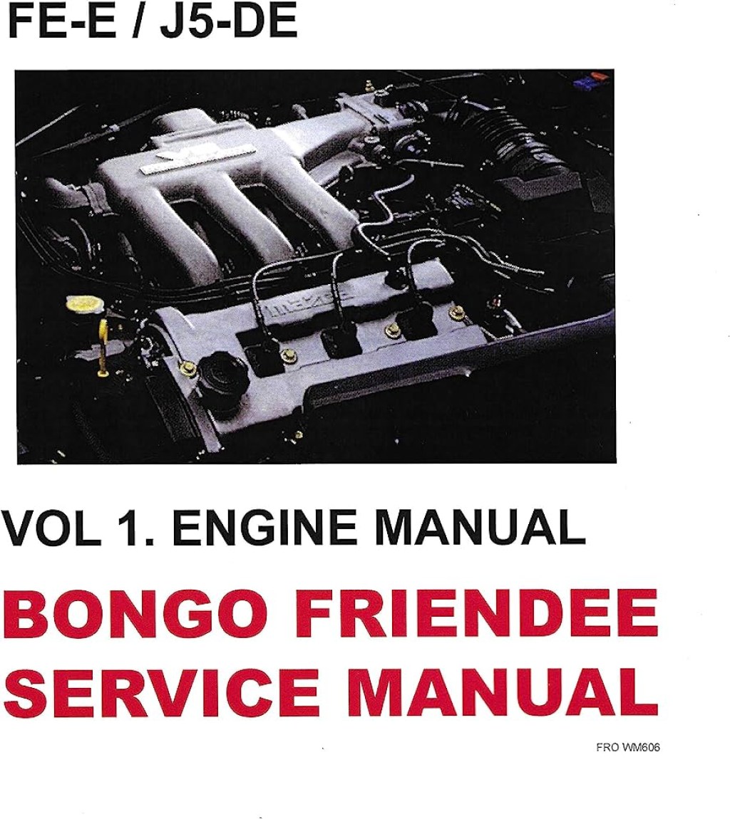 Picture of: Mazda Bongo Friendee and Ford Freda FE-E / J-DE -part Workshop manual  199-006