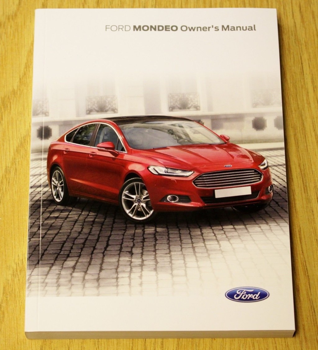 Picture of: Mondeo Owners Manual Handbook – Book For All Chassis