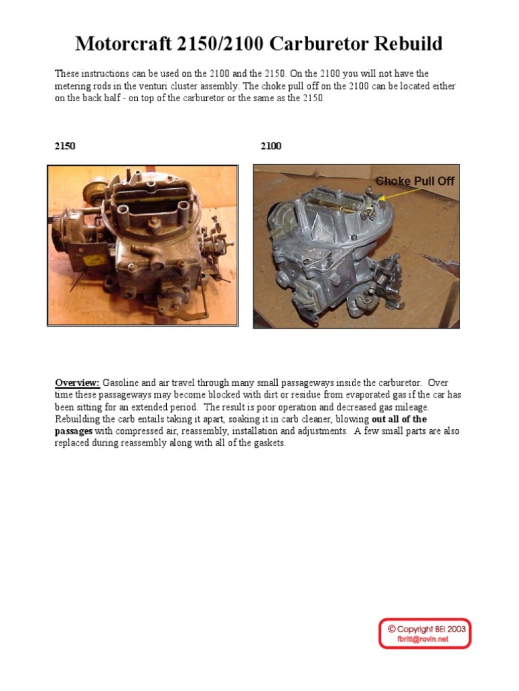 Picture of: Motorcraft  Carb  PDF  Carburetor  Throttle