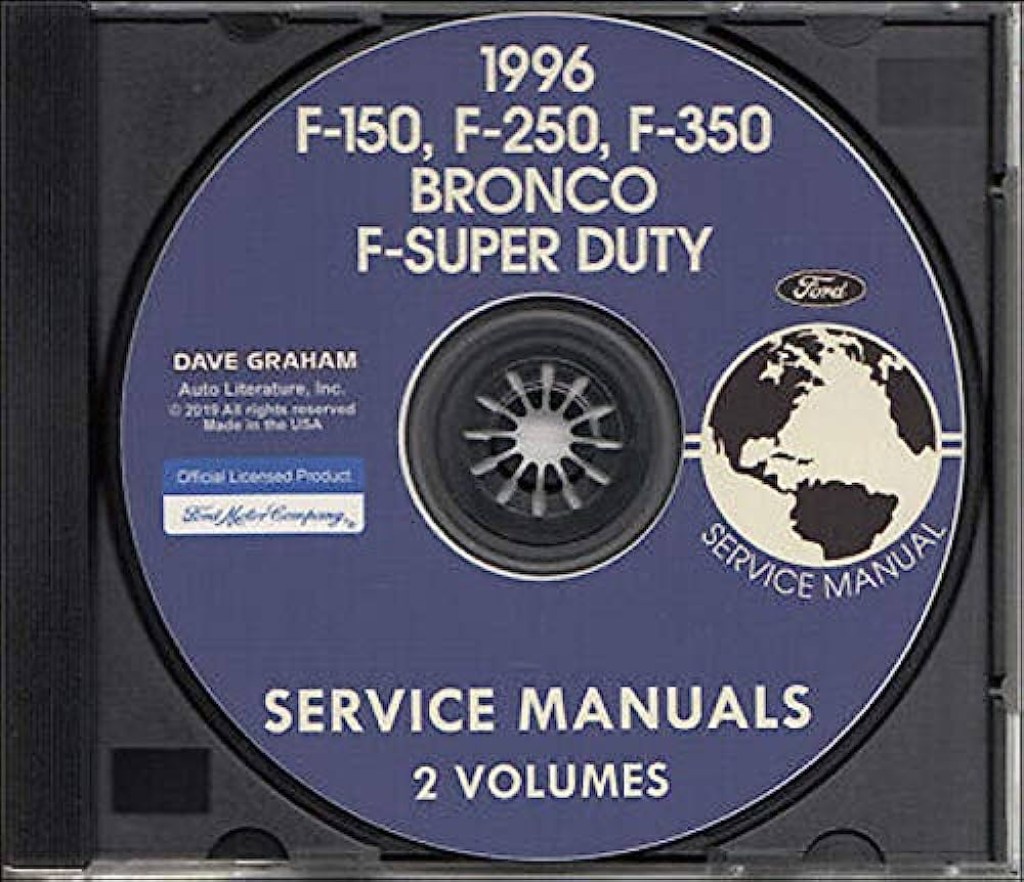 Picture of: NEW  FORD TRUCK & PICKUP FACTORY REPAIR SHOP & SERVICE MANUAL CD –  INCLUDES Bronco, F-, F-, F, F-Super Duty – COVERS Engine, Body,