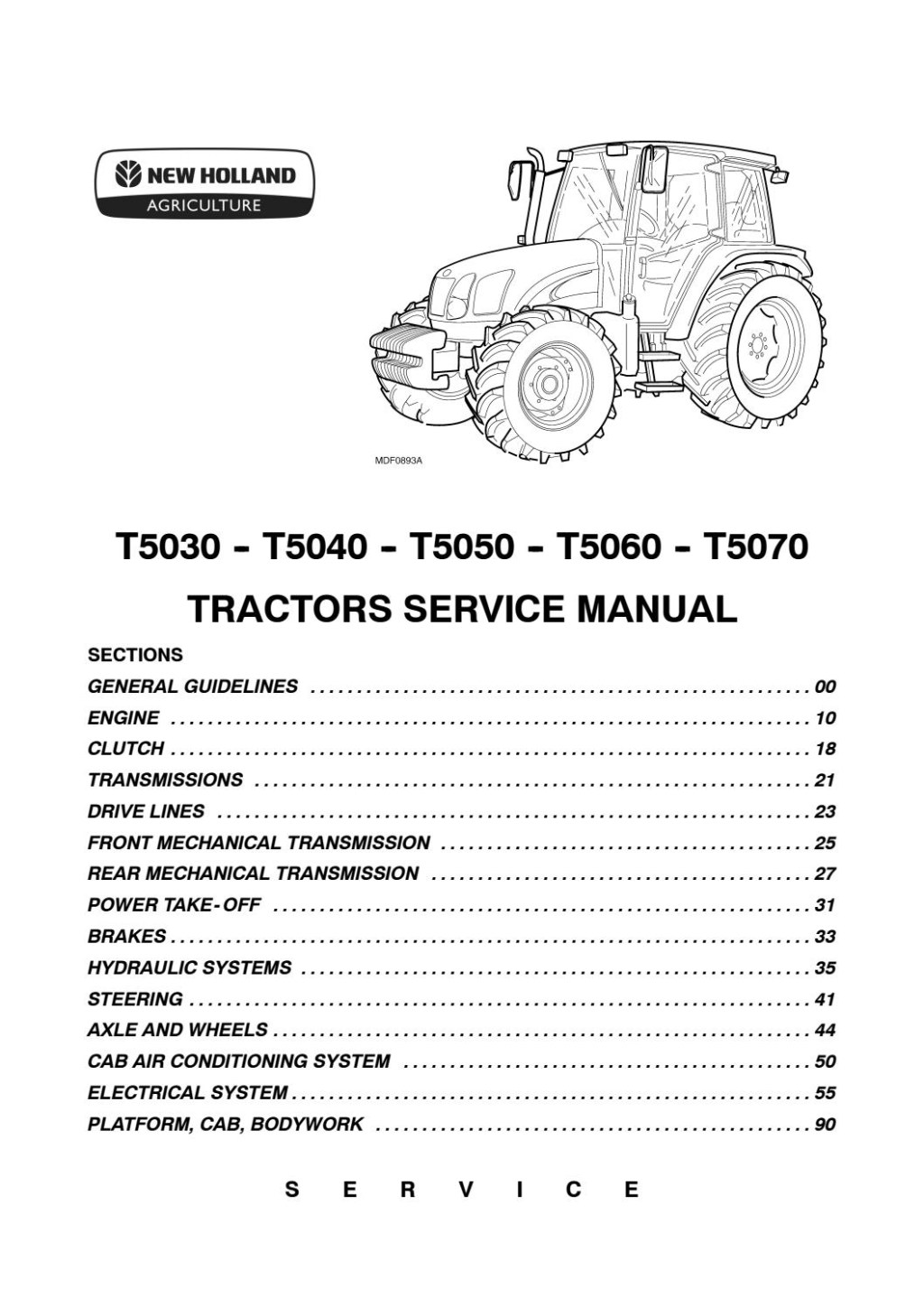 Picture of: New Holland T Tractor Service Repair Manual by kfmmsmez – Issuu