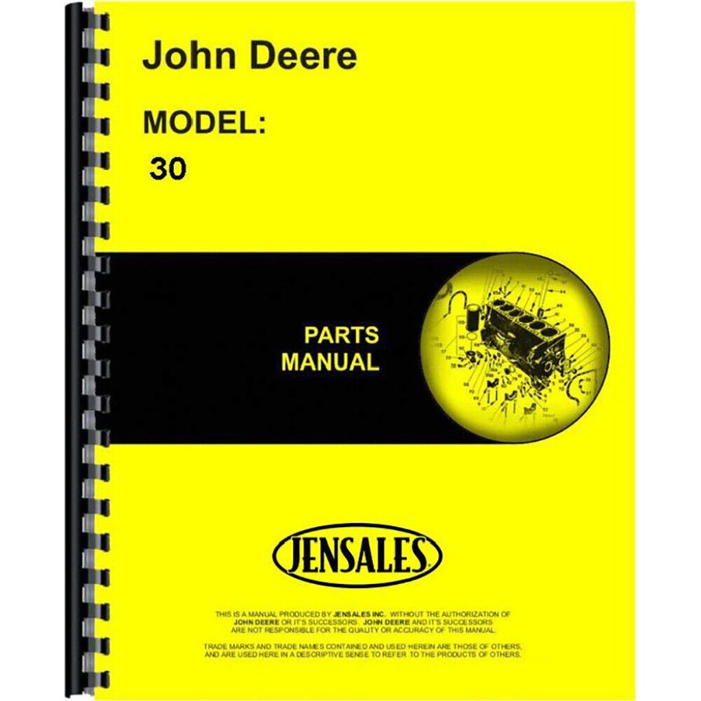 Picture of: New Parts Manual Fits John Deere  Combine Pull Type (‘ Cut)