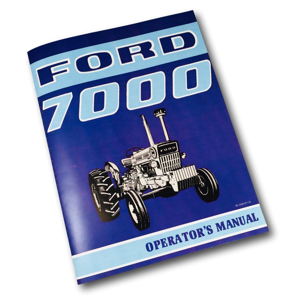 Picture of: Operators Manual for Ford  Tractor Owners Book Maintenance
