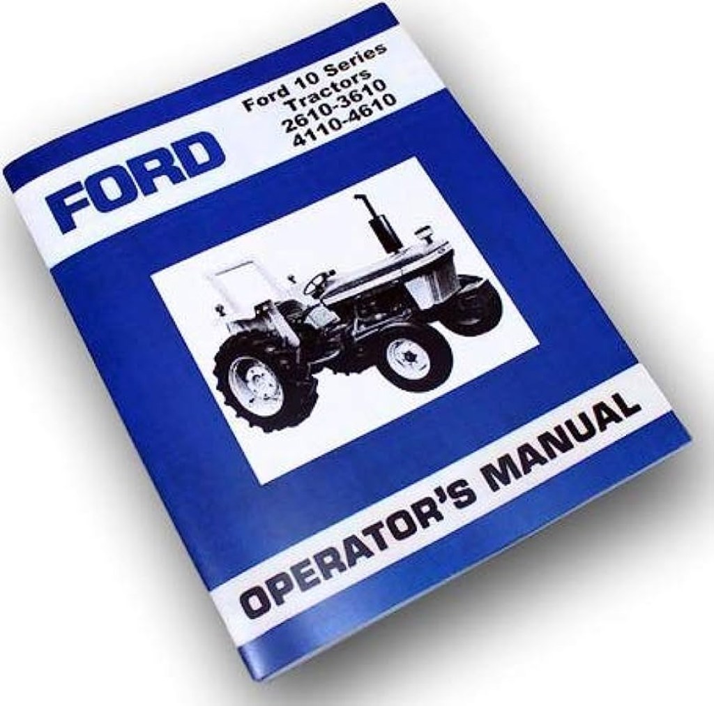 Picture of: Operators Manual for Ford     Tractor Owners Maintenance