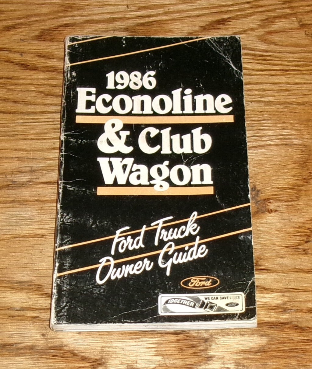 Picture of: Original  Ford Econoline & Club Wagon Owners Operators Manual