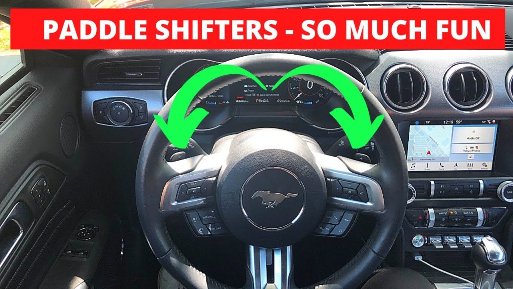 Picture of: Paddle Shifters Tutorial: How to Use Paddle Shifters On Mustang – EASY!
