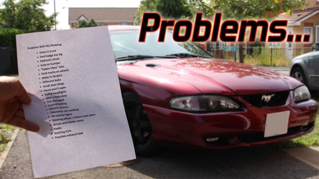 Picture of: Problems With My ‘ Mustang