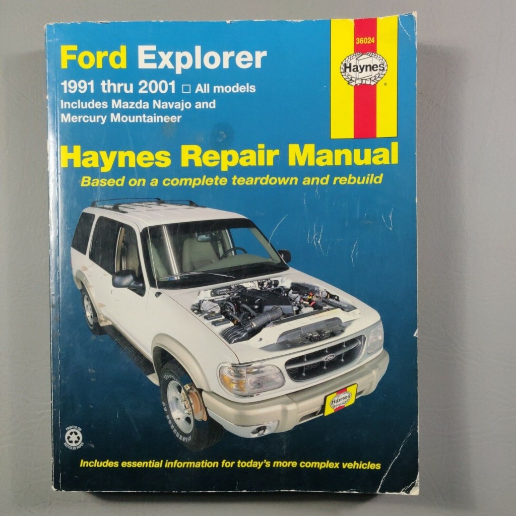 Picture of: Repair Manual for Ford Explorer  – All models Includes Mazda Navajo,  Mercury
