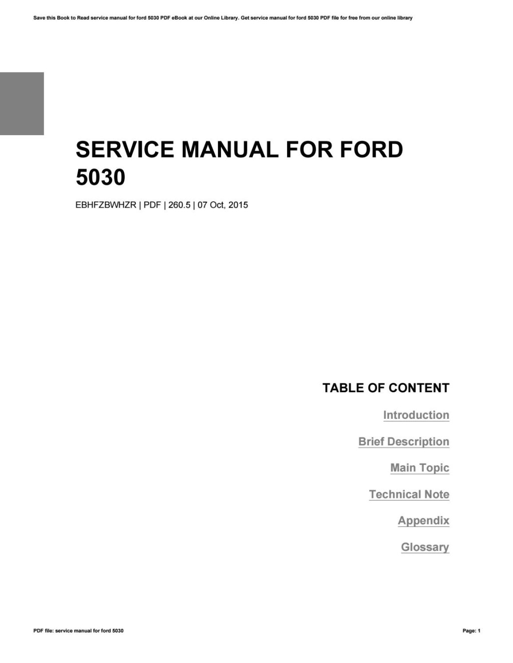 Picture of: Service manual for ford  by Helen – Issuu