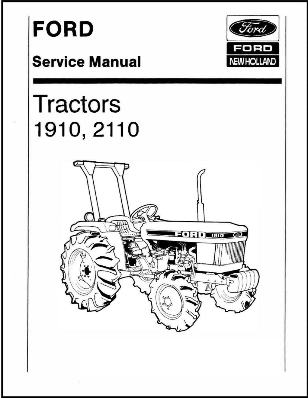 Picture of: TRACTORS SERVICE REPAIR SHOP TECHNICAL MANUAL FORD    COMPACT