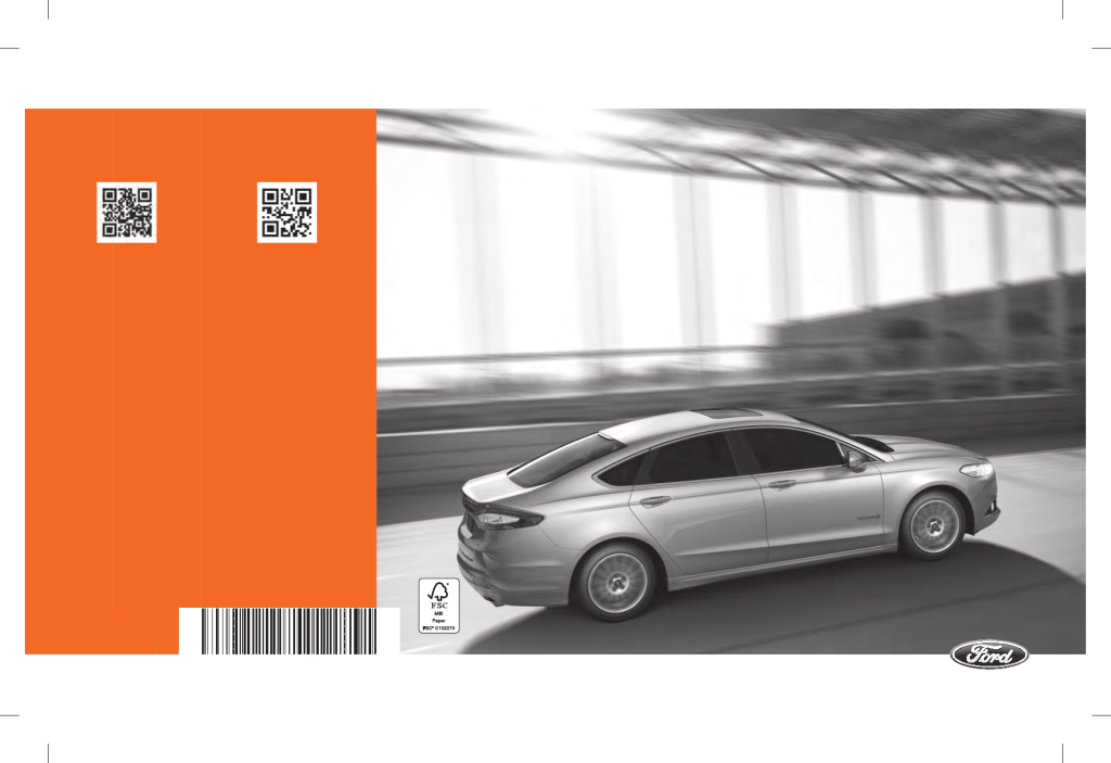 Picture of: User manual Ford Fusion Hybrid () (English –  pages)