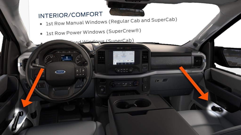 Picture of: You Can Still Get Manual Crank Windows on the  Ford F-