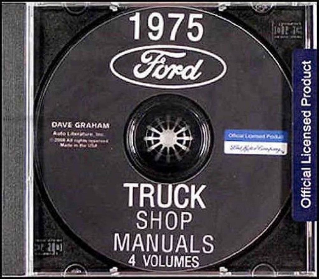 Picture of: A MUST FOR OWNERS, MECHANICS & RESTORERS – THE  FORD TRUCK VAN & PICKUP  FACTORY REPAIR SHOP & SERVICE MANUAL CD – For F F F F F