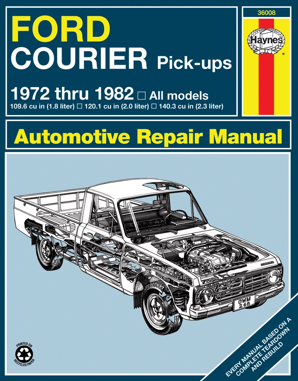 Picture of: Bundle: Ford Courier pick-ups (-) Haynes Repair Manual (USA)