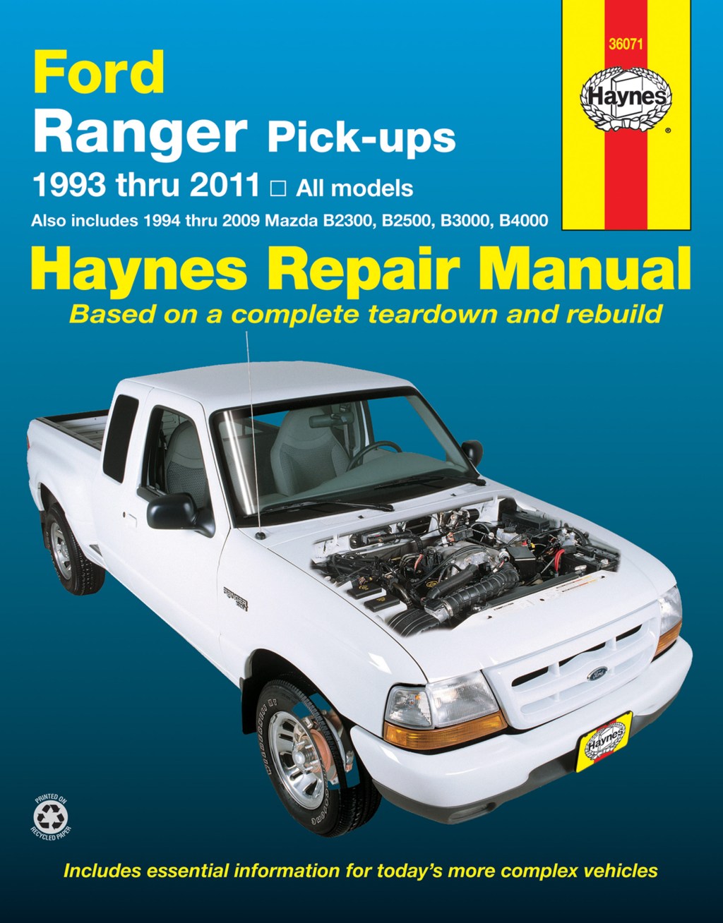 Picture of: Bundle: Ford Ranger (-) & Mazda B/B/B/B (-)  Haynes Repair Manual (USA)