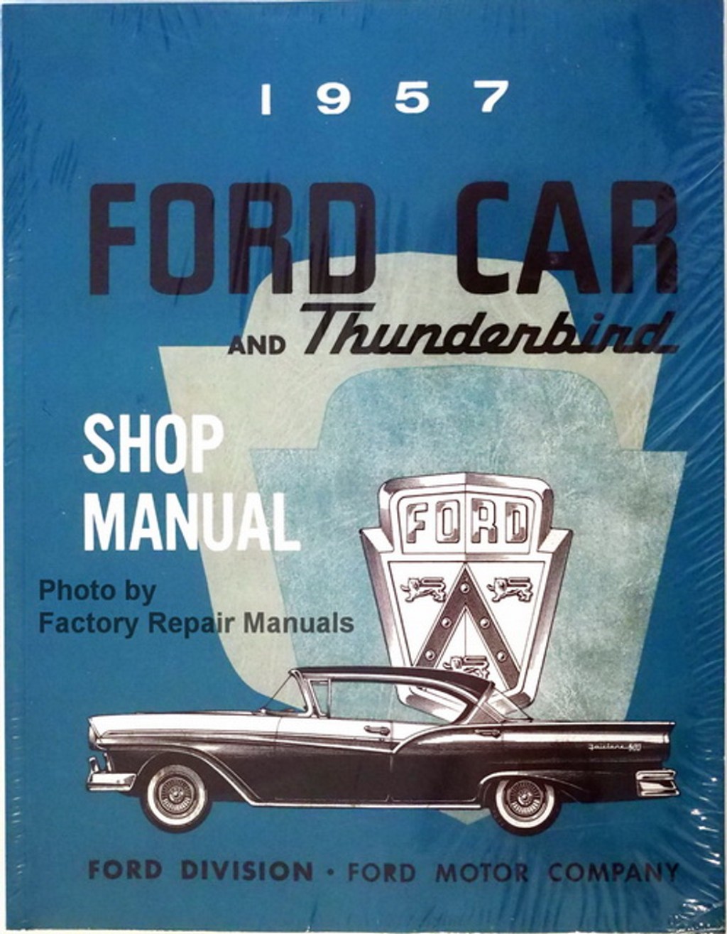 Picture of: Ford Car Shop Service Manual Thunderbird Skyliner Custom