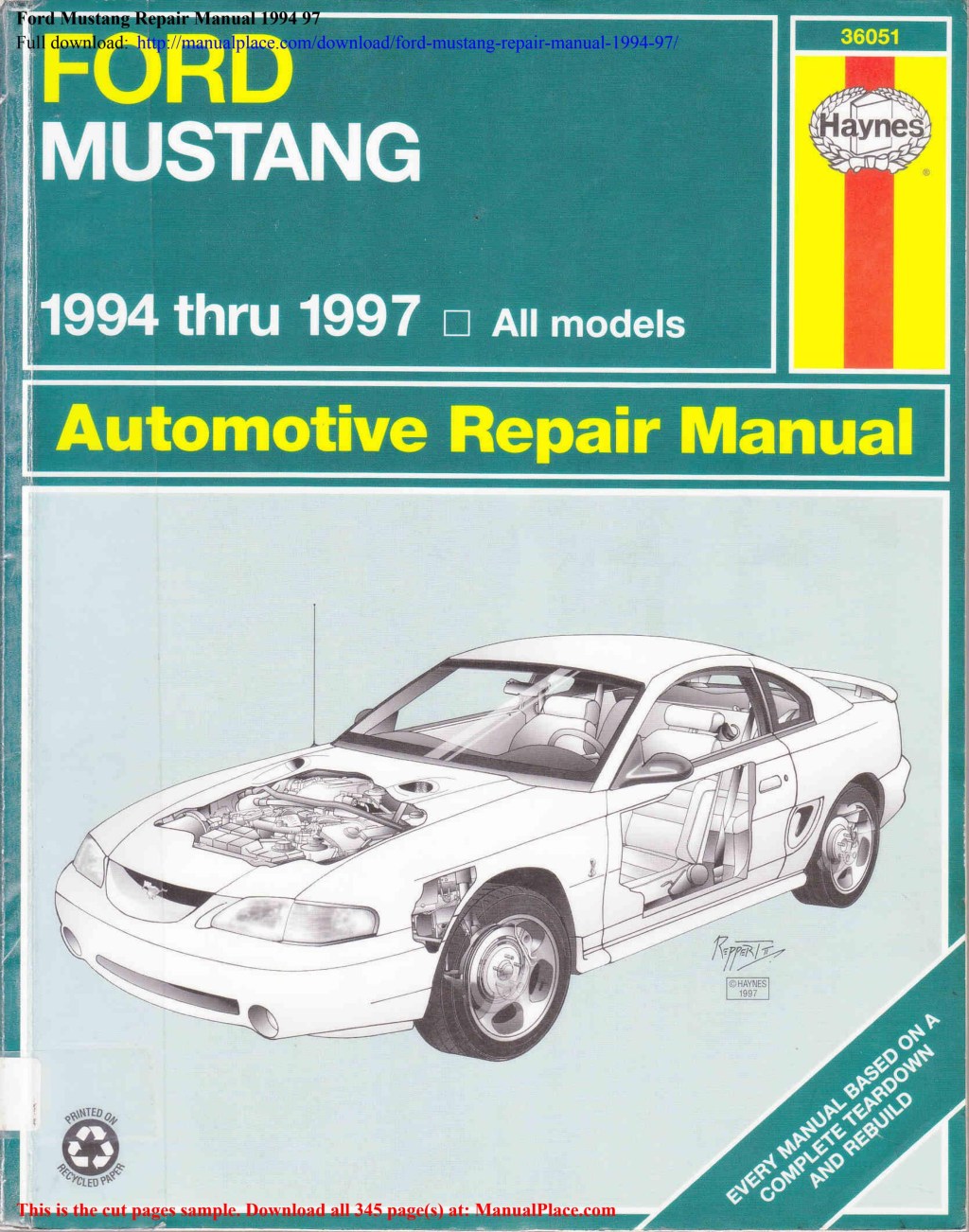 Picture of: Ford Mustang Repair Manual   by ReginaldAndersonN – Issuu
