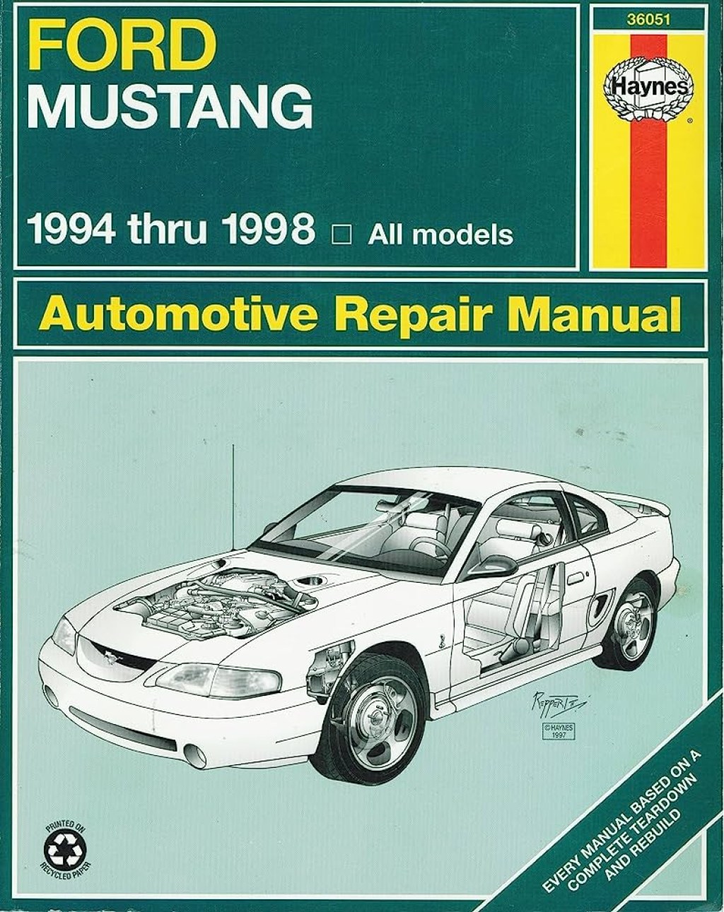 Picture of: Ford Mustang  to  Automotive Repair Manual (Haynes Automotive  Repair Manuals)