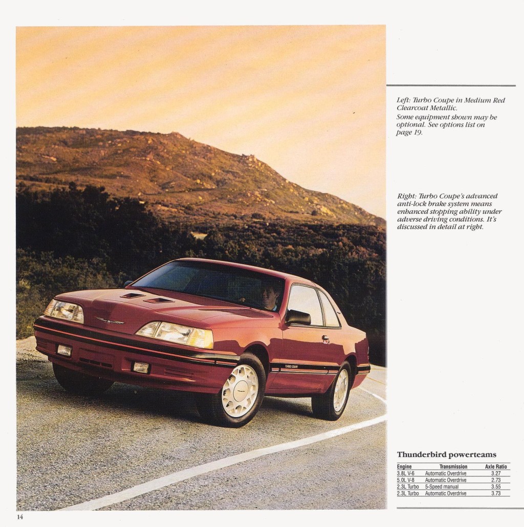 Picture of: Ford Thunderbird brochure