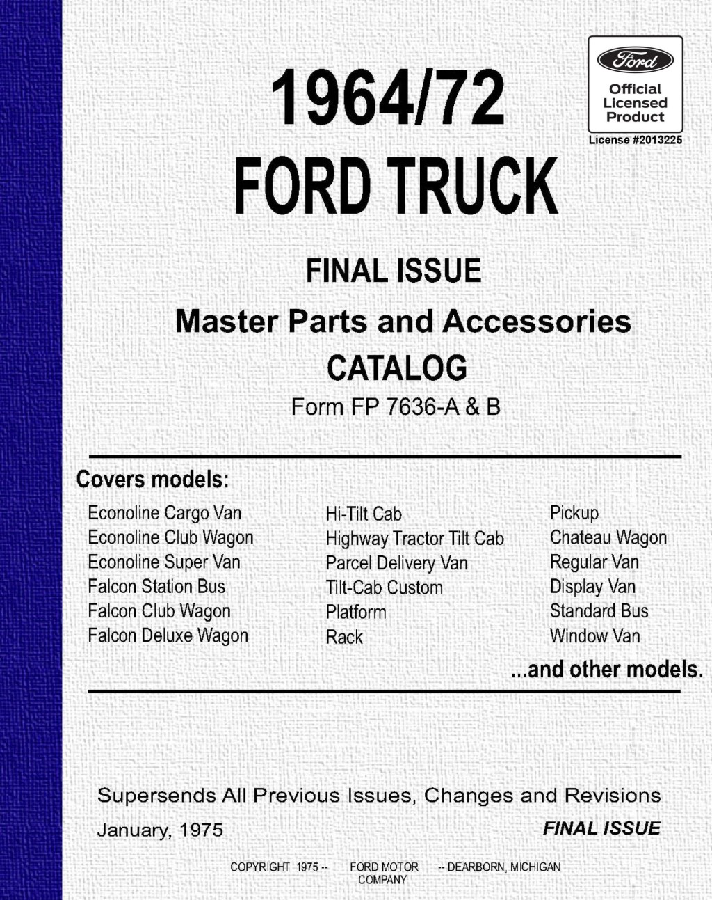 Picture of: / Ford Truck Master Parts Catalog