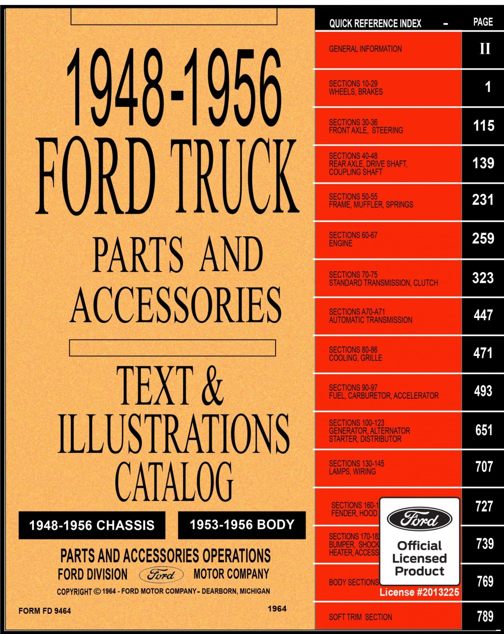 Picture of: – Ford Truck Master Parts Catalog