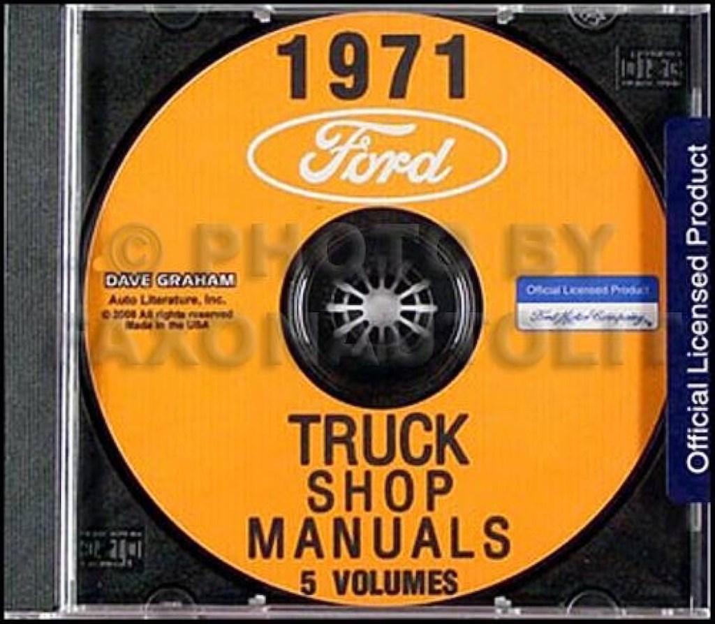 Picture of: Ford Truck Repair Shop Manual Set on CD-ROM