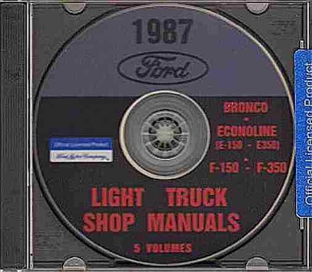 Picture of: FORD VAN REPAIR SHOP MANUAL CD E-, E-, E- Econoline, Club  Wagon, Window Van, Cargo Van