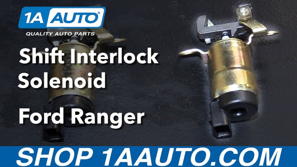 Picture of: How to Replace Shift Interlock Solenoid – Ford Ranger