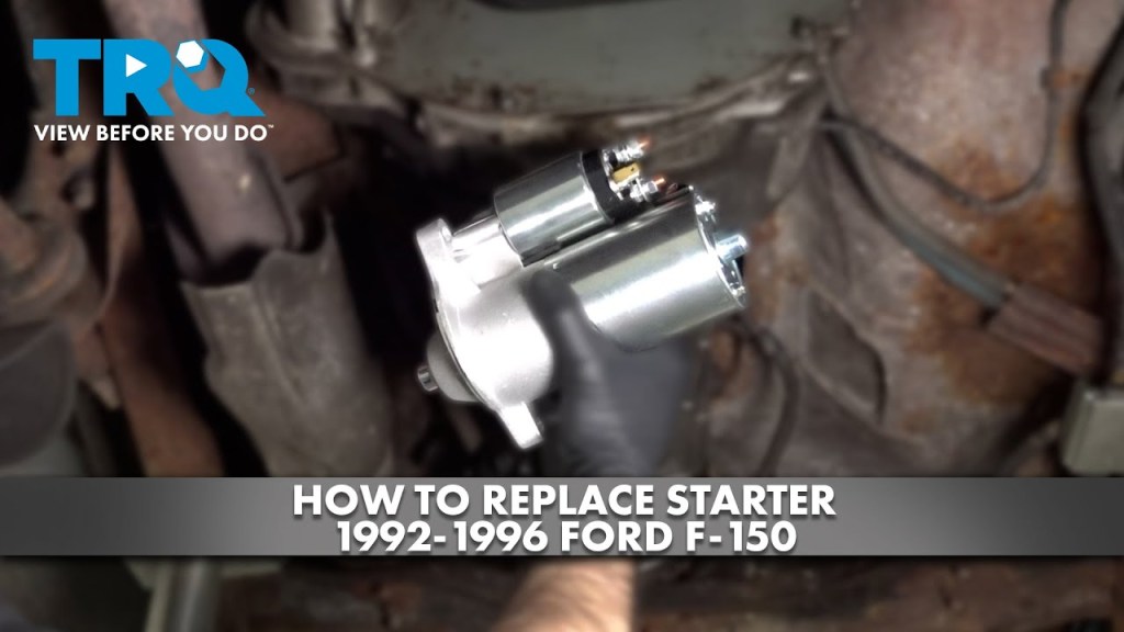 Picture of: How to Replace Starter – Ford F-