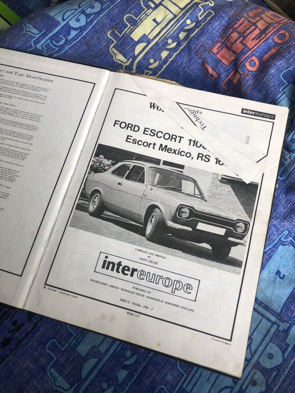 Picture of: Inter Europe Workshop Manual Ford Escort   GT Escort