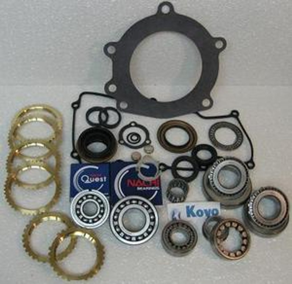 Picture of: MR TRANSMISSION REBUILD KIT WITH SYNCHRO RINGS, INPUT & CLUSTER SHAFTS  PRO QUALITY FITS ‘-‘