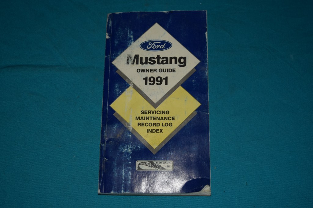 Picture of: Original  Ford Mustang owners manual