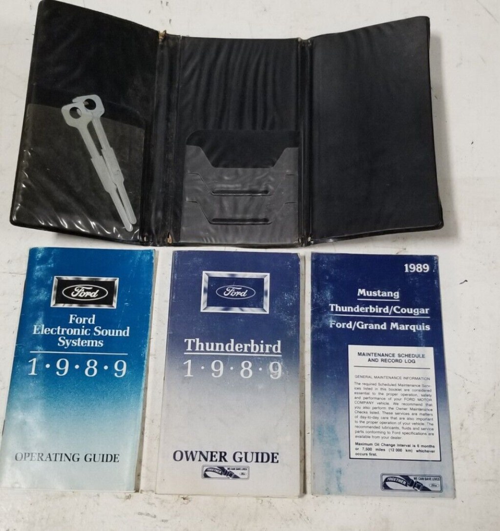 Picture of: Thunderbird Owners Manual Collection Grade A Ford OEM